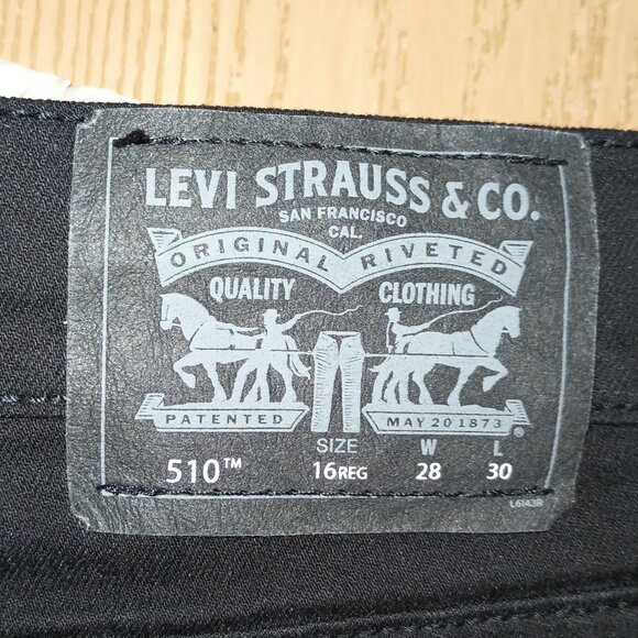 NEW Levi's® Boys' 510 Skinny Fit Everyday Performance Jeans 16 - Picture 7 of 9